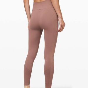 Lululemon Ebb to the Street Tight in Spanish Rose